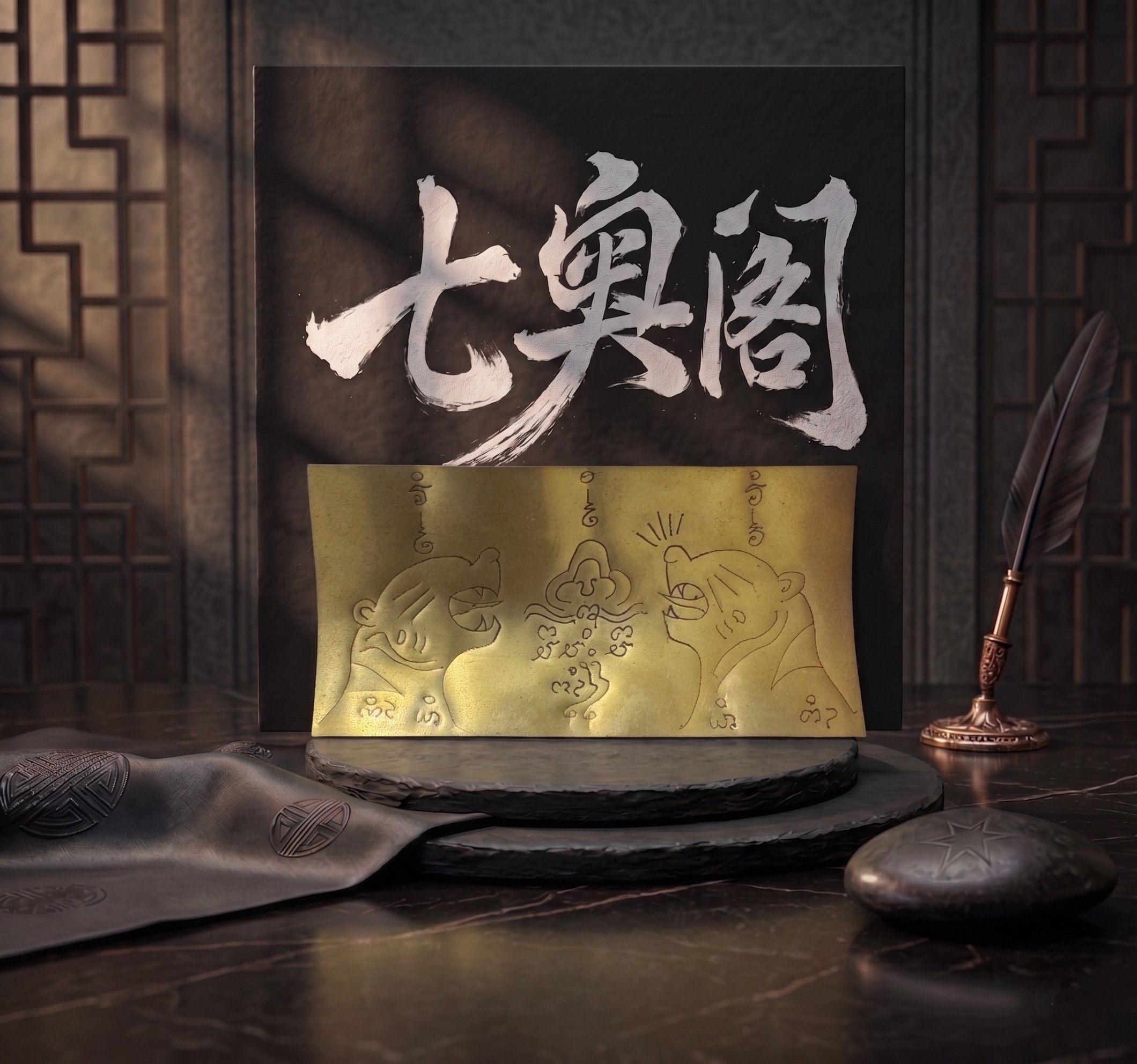 客製化無頭虎符片
